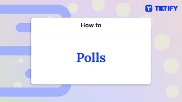 Create a Poll for your Campaign | Tiltify