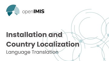 openIMIS Legacy Web Application - Language Translation