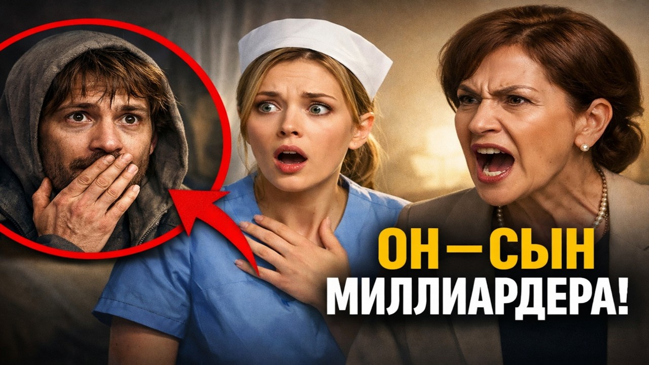 Медсестра приютила БОМЖА, чтобы отомстить матери. А он оказался сыном МИЛЛИАРДЕРА...