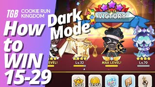 Cookie Run Kingdom 15-29 Dark Mode Auto 3 Stars ☆☆☆
