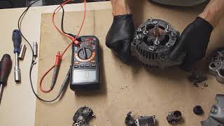 Alternator Diagnosis and Repair using a Multimeter