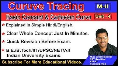 Parametric Curve  |  Examples Solved  | EM - II  | Unit 4