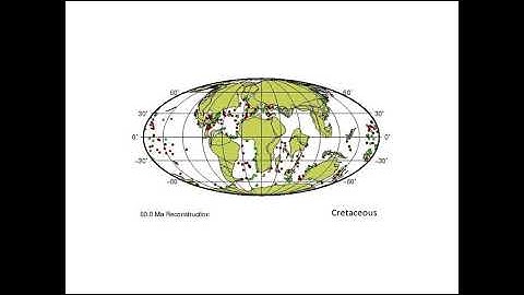 Pangea on Mollweide projection