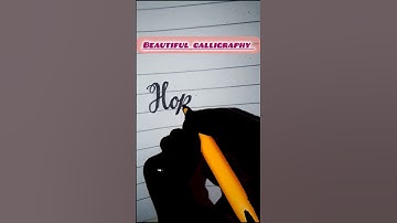 beautiful handwriting style with Cut Marker #calligraphy #handwriting #ytshorts