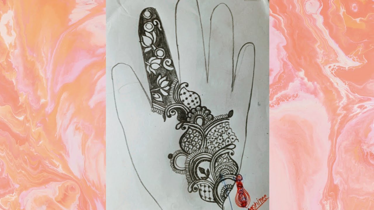 बहुत ही आसान तरीके की मेहंदी डिजाइन लगना सिखे /5mints me mehndi design lagaye/beautiful full hand at