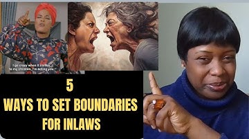 SETTING BOUNDARIES WITH INLAWS #boundaries #inlaws
