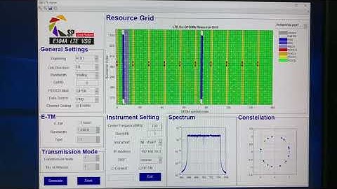 CSP VST LTE VSG/VSA Function Demonstration