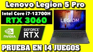 Lenovo Legion 5 Pro Intel Core i7-12700H RTX 3060 - MEJOR LAPTOP GAMING CALIDAD PRECIO 2023