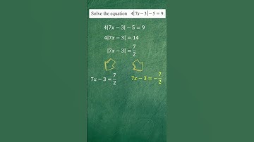 Modulus equations #shorts
