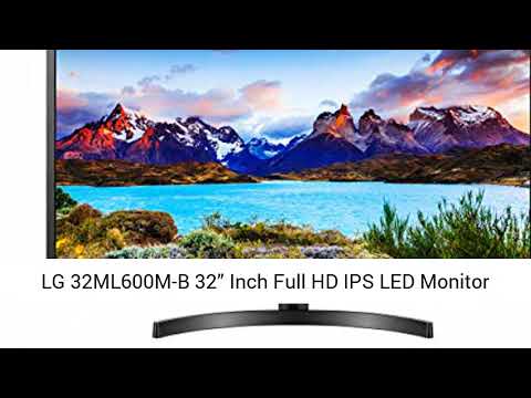 LG 32ML600M-B 32” Inch Full HD IPS LED Monitor with HDR 10