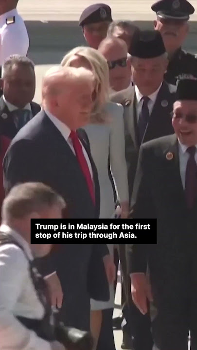 Trump dances at welcome ceremony in Kuala Lumpur ahead of Asean summit