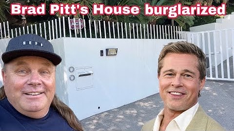Brad Pitts House Burglarized / New Michael Jackson Thriller Location / Ennis House/Observatory