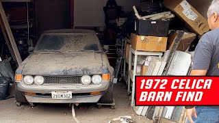 1972 Toyota Celica Barn Find  Parked for 20 years!