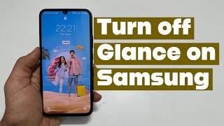 How to Disable Lock Screen Wallpaper services or Glance on Samsung Galaxy  A34 and A54 screenshot 4