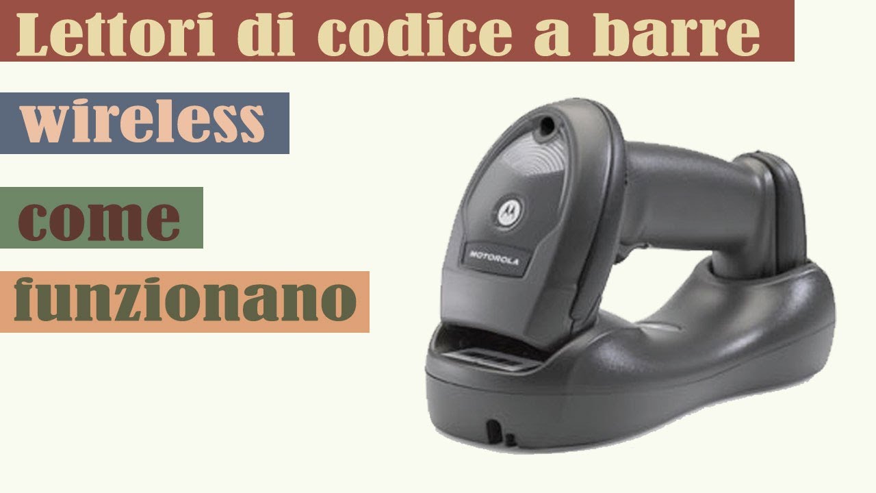 Lettori di codice a barre WIRELESS come funzionano 