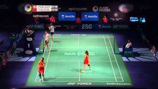 2014 THE STAR AUSTRALIAN BADMINTON OPEN-SF-WD- Pedersen/R Juhl (DEN) [1] VS Tian/Zhao (CHN) [5]