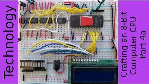My Lockdown Project: Crafting an 8-Bit Computer CPU - Part 4a Writing to LCD without microcontroller
