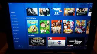 Quick Look Whats On The Sky Q Guide On My Samsung Tablet