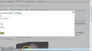 Mahara 1 - Add a journal to your portfolio pages