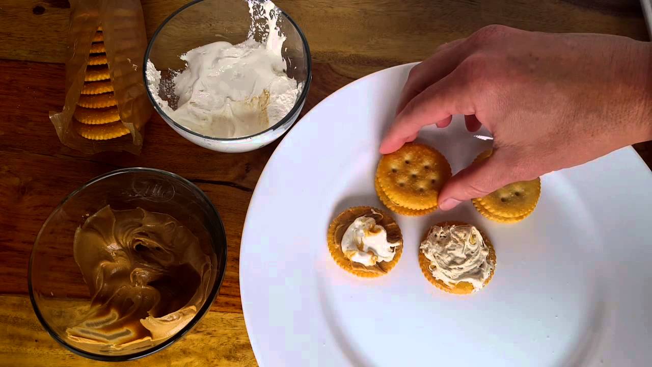 How To Make Chocolate Dipped Ritz Cracker Sandwiches YouTube