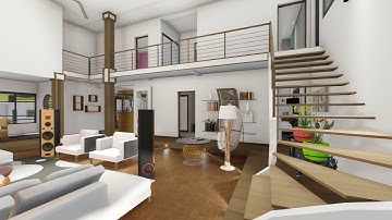 Plan maison - vidéo - Séjour & salle à manger