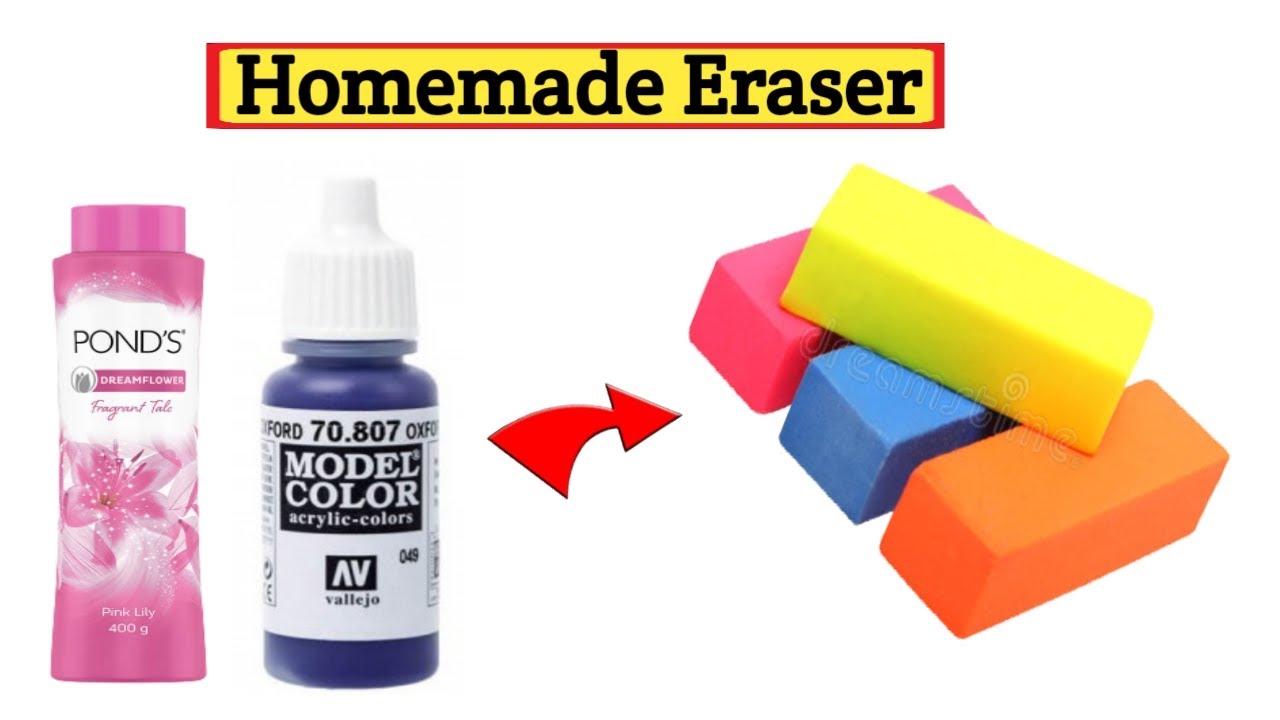 How To Make Clay By Eraser 🤯 DIY SOFT CLAY 🥰 By Apsara Eraser 🔥 200%  Working Homemade Eraser #clay 