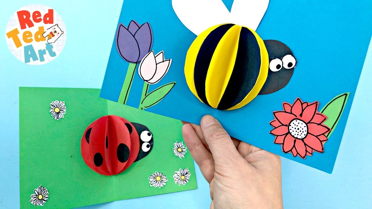 Bee Cup Craft for Preschoolers - Red Ted Art - Kids Crafts