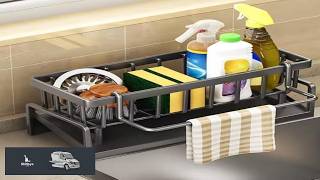 Home Dish Bathroom Kitchen Organizer Anti Slip Drying Rack
