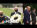 Biden Follows Guidance On Masks; Trump Wears No Mask | Morning Joe | MSNBC