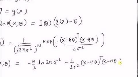 MVU estimator for a Linear model