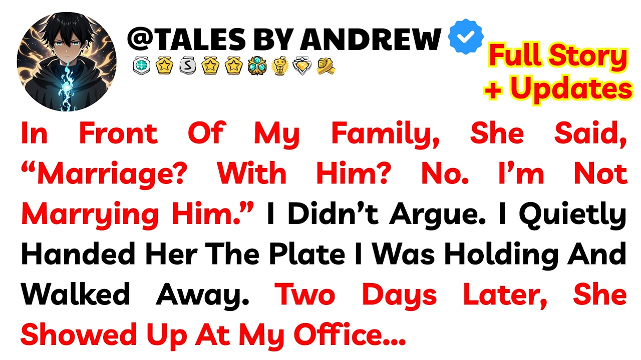 In Front Of My Family, She Said, “Marriage? With Him? No. I’m Not Marrying Him.” I Didn’t Argue. I