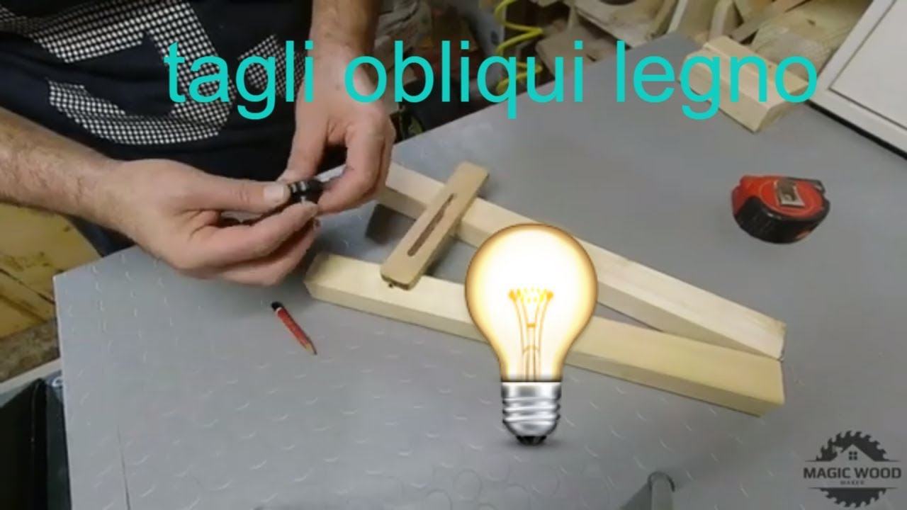 Jig tagli obliqui legno