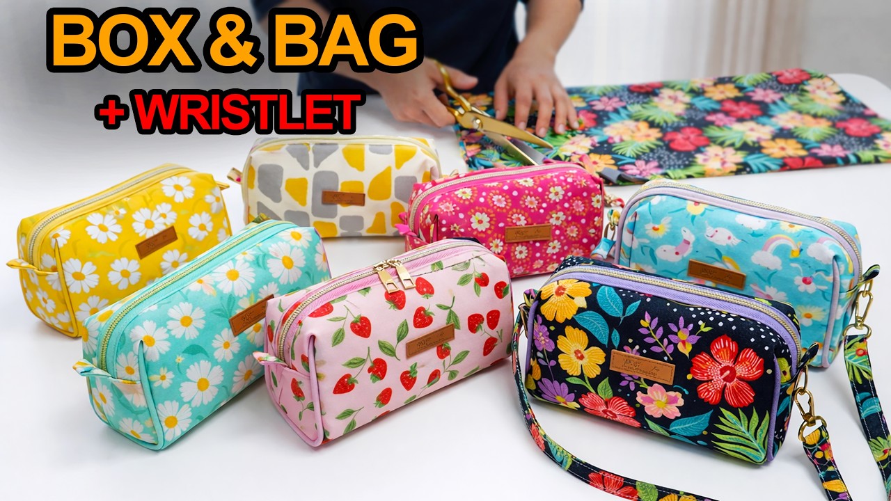 Easily Sew Versatile Bags From Just Fabric Scraps