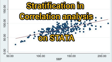 Correlation Analysis stratification in STATA