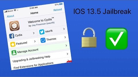 How to jailbreak IOS 13.5 with Uncover 5.0.1.
