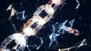 Decentralized Blockchain Network: Abstract 3D Illustration of Interconnected Light Particles