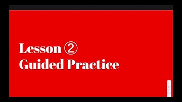 Unit 1 Lesson 2 Guided Practice