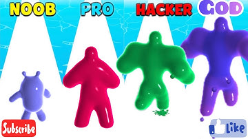 NOOB vs PRO vs HACKER - Blob Shifter 3D #blobshifter3d#gameplay #mrgames