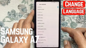 How to Change Language on Samsung Galaxy A7