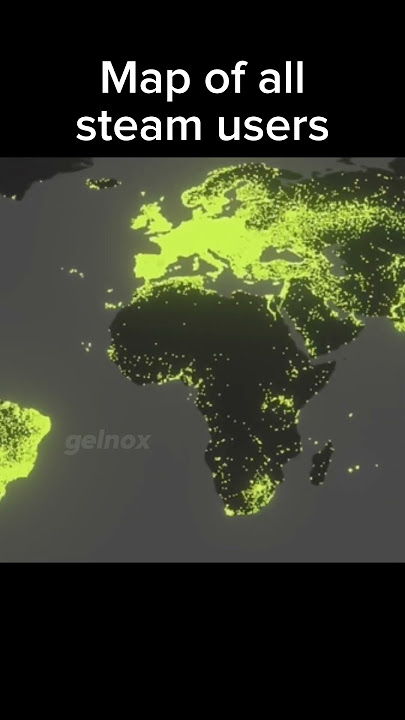Map of all steam users