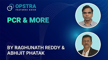 #OPSTRA Features Guide - PCR & more Explained | Definedge - Raghunath Reddy & Abhijit Phatak