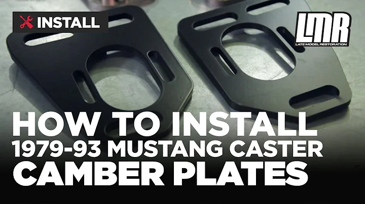 Fox Body Mustang J&M Caster Camber Plates Install (79-93 All)