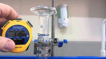 MnO2 + 10ml 6% H2O2 + 10ml water EXPERIMENT