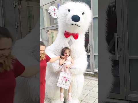Поздравили миленькую красавицу с днём рождения🥳🎉🎈Ей исполнилось 5 лет🥰 #уфа #уфимскиймишка