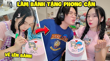 SAMMY BÍ MẬT LÀM BÁNH KEM SIÊU ĐÁNG YÊU TẶNG PHONG CẬN