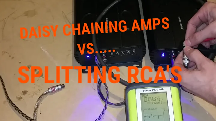 HOW TO - Daisy Chain Amps VS Splitting RCA'S To Run Multiple Amplifiers