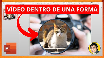 Como INSERTAR un VIDEO DENTRO de una FORMA en POWERPOINT