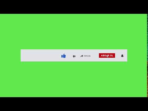 ABONE OL BUTONU VİDEOSU YOUTUBERLER İÇİN GREEN SCREEN VİDEO (subscribe STOCK GREEN SCREEN VİDEO))