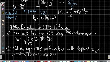 CT Fourier Series and Filtering: Overview
