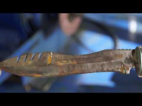Видео: Как очистить ржавчину с ножа из подшипника своими руками How to remove rust from a knife